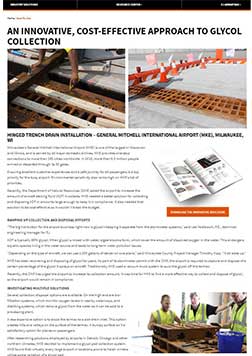 Case Study - Hinged Trench Case Study-General Mitchell International Airport
