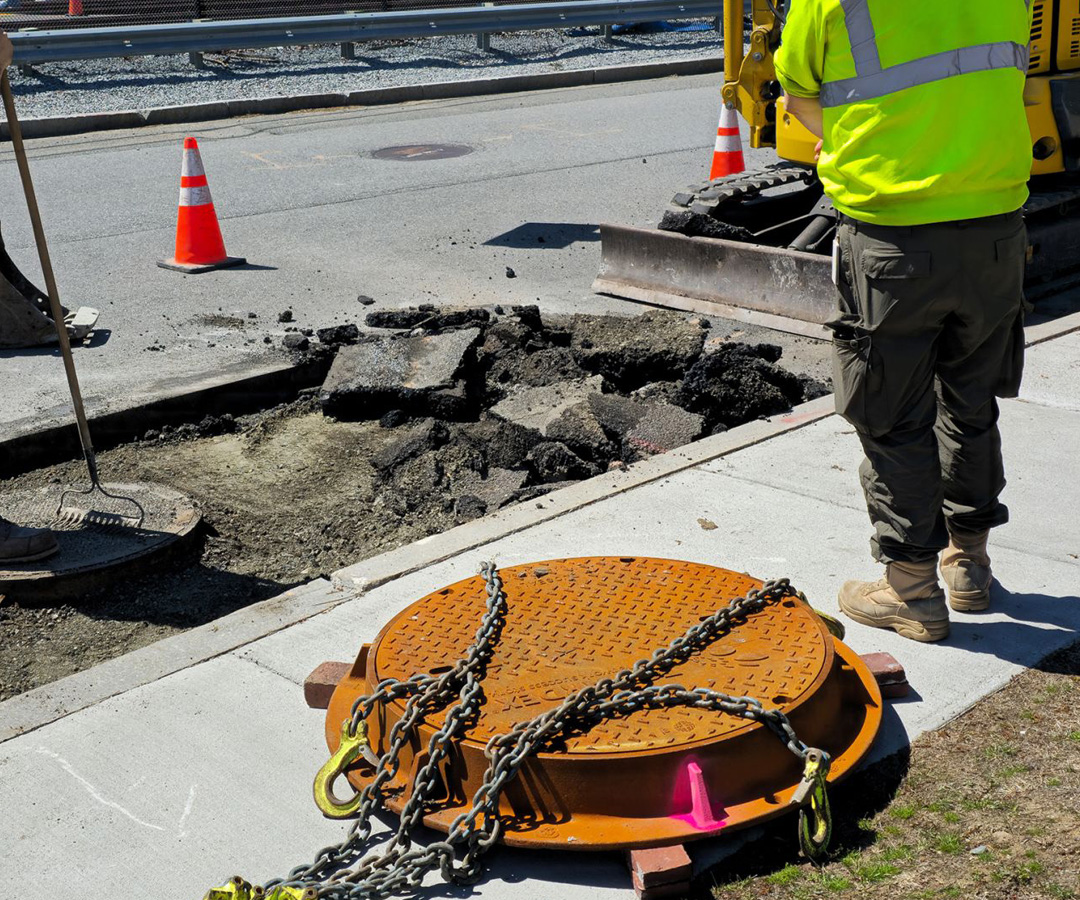 ej manhole watertight duoseal installation